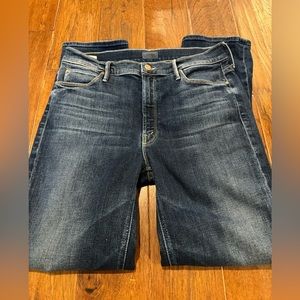 EUC, Mother Mid Rise Dazzler Ankle Jean, Size: 31